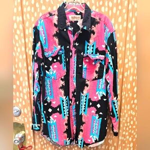 Vintage Saddlebrook retro western shirt